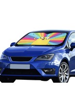 Jake The Dog Cartoon Car Auto Sun Shade 55&quot; x 29.53&quot; - $36.67 CAD