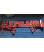 OFFICIAL LICENSE NFL CLEVELAND BROWNS FOOTBALL SCARF MUFFLER NWT NEW TAG FANATIC - $23.07