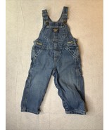 OshKosh B&#39;Gosh Vestbak Denim Overalls Size 12 Months Carpenter Snap Legs - €14,55 EUR