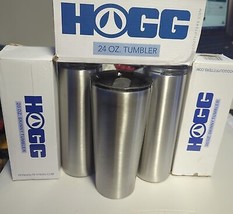 3 Hogg Tumblers - x2 Skinny 20oz &amp; 1 24oz Tumbler - Stainless Steel - £25.71 GBP