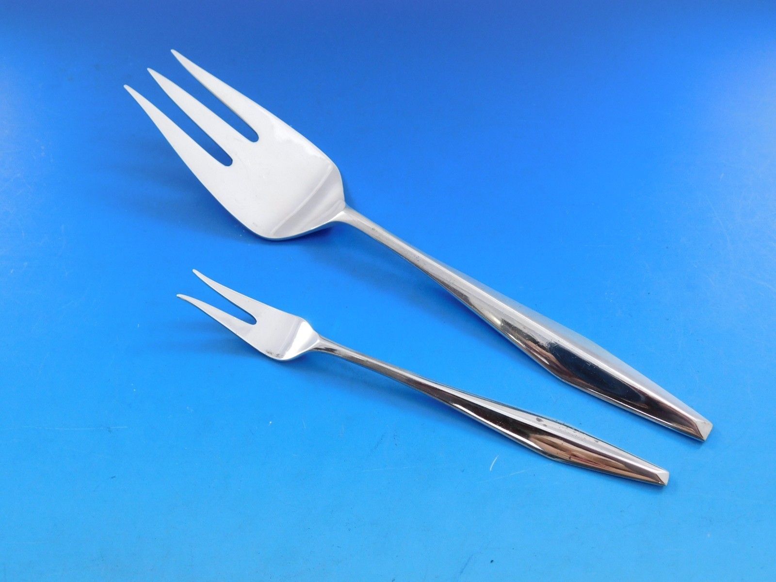 Diamond by Reed and Barton Sterling Silver Flatware Set Service 97 pieces Modern Item image 10