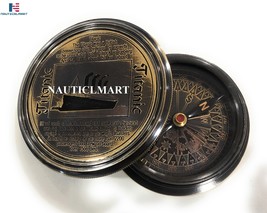 Brass Compass Antique Finish Titanic Compass Vintage Nautical Sailor Article  - £19.66 GBP