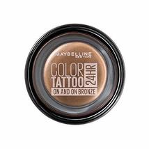 Maybelline Colour Tattoo 24 Hour Eye Shadow, On and On Bronze Number 35 - £15.82 GBP