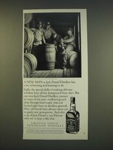 1990 Jack Daniels Whiskey Ad - A new man at Jack Daniel Distillery has a lot - $18.49
