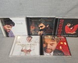 Lot of 5 Andrea Bocelli CDs: Verdi, Sogno, Romanza, Sacred Arias, My Chr... - $12.34