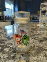 1980 LA Olympic M&amp;M Jar. Orange Green - $9.90