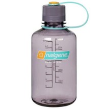 Nalgene Sustain 16oz Narrow Mouth Bottle (Aubergine) Recycled Reusable Purple - £11.53 GBP