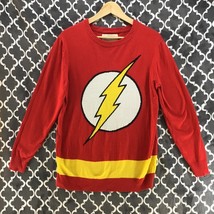 DC Comics The Flash Sweater Red Yellow Sz M - £15.45 GBP