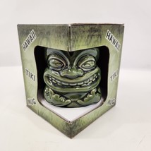 Chiefly Company Happy Tiki Mug Hawaii Green Ceramic New in Box - £15.29 GBP