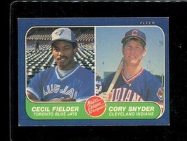 Vintage 1986 FLEER PROSPECTS Baseball Card #653 FIELDER Blue Jays SNYDER... - $9.89