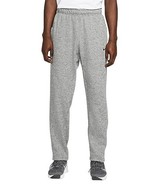 Nike Men&#39;s Therma Open Hem Fitness Pants, Dark Grey Heather/Particle Gre... - $60.00