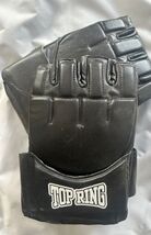 OPEN BOX Top Ring Leather Heavy Bag Training Fingerless Sparing MMA Glov... - $11.99
