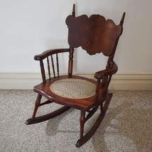 Antique Victorian Childs Rocking Chair Cottagecore  - £99.91 GBP