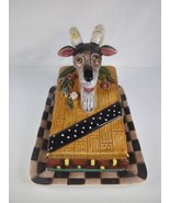 RARE House of Hatten Hand Painted by Peggy Fairfax Herrick - Mountain Goat - $100.64 CAD