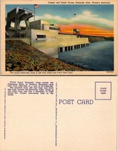 One(1) Kentucky Dam Lake Tennessee River Cranes Power House 1930-1945 Postcard - £5.94 GBP