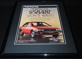 1987 Toyota Tercel EZ Framed 11x14 ORIGINAL Vintage Advertisement - $34.64