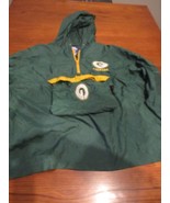 NFL Vintage Windbreaker  Jacket Green Bay Packers Pullover XXL  GD with ... - $39.59