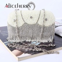 Women Messenger bBeaded Vintage Evening Tels   Bags s Clutch Box Wedding - £76.05 GBP