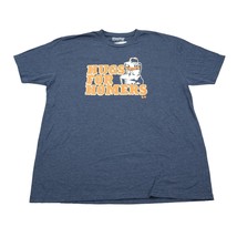 Breaking T Shirt Mens XL Blue Short Sleeve Crew Neck Casual Graphic Prin... - $355.10 MXN
