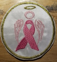 Breast Cancer Ribbon Angel - Sew On/Iron On Patch       10221 - £6.26 GBP