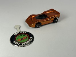 Vintage Hot Wheels 1969 McLaren M6A Redline Diecast Car W/Button - $109.99