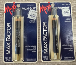 Vtg Sealed Max Factor Maxi-Soft Creamy Eye Color Pencil New SULTRY NAVY ... - $19.75