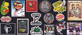 128 Weed Marijuana Dab Shatter Chronic 420 Dabs Fun Vinyl Stickers 8 Pack B - $34.60
