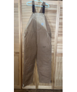 Vintage Carhartt Overall Bibs Mens 42x32  Double Knee Duck Canvas Insulated - $1,157.65 MXN