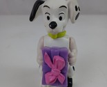 1996 McDonald&#39;s Happy Meal Toy 101 Dalmatians Disney  Dog Figure Holding... - $5.81