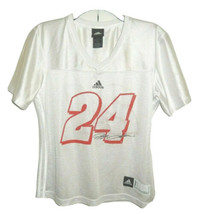 Adidas Women&#39;s Team Performance #24 Jeff Gordon White Nascar Racing Jers... - £15.60 GBP