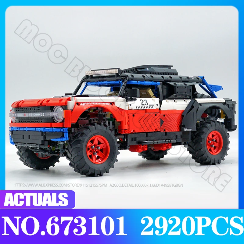 High-Tech Speed Champions ForDS Bronco Model 673101 City Off-Road 1:8 Scale - £173.75 GBP+