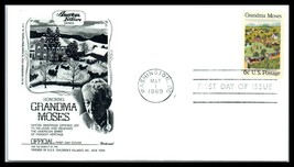 1969 US FDC Cover - Grandma Moses, Washington DC K11 - £2.36 GBP