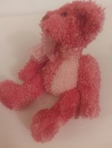 Russ Posie Pink Teddy Bear Approximately 8&quot; Tall With Tush Tag ONLY - £15.67 GBP