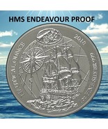 2018 HMS ENDEAVOUR SILVER PROOF RWANDA CAPTAIN COOK SHIP - follows Santa... - $149.95