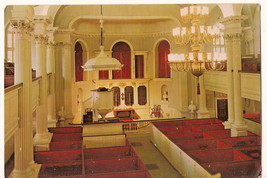 Kings Chapel Boston massachusetts Unitarian Church vintage Postcard Unused - £4.62 GBP