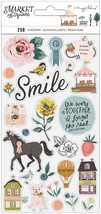Maggie Holmes Market Square Sticker Book-Gold Foil Accents 258 Per Pkg - $569.79 MXN