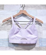 VSX Victorias Secret X Back Sports Bra Purple Mesh Soft Cups Womens Small - $29.69