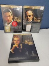 Lot of 3, The Godfather Part I Part II (Sealed) and Part III (opened-Mint ) DVD - £13.22 GBP