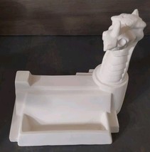 Ceramic Bisque Ready to Paint Dragon Head Business Card Holder 6.5x6.75 - $27.75