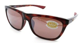 Costa Del Mar Sunglasses Cheeca Shiny Rose Tortoise / Copper Silver Mirr... - $109.37