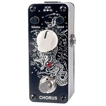 Mini Chorus Guitar Pedal - True Bypass, Art Design On Aluminium Hard Cas... - $54.99