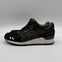 Asics Gel Lyte 3 III H5T3N Black Green Casual Shoes Sneakers Womens 8 - £27.78 GBP