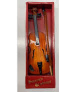 Vintage RARE Mangelsen’s 6.75 in Doll  Wooden Violin 936-35 Ornament - £15.57 GBP