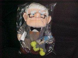 14&quot; Carl Fredricksen Plush Toy From Disney Pixar Up New In Sealed Bag - £79.61 GBP
