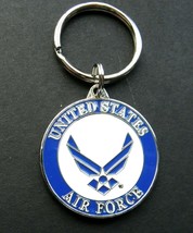 AIR FORCE WINGS USAF KEYRING KEY CHAIN KEY RING 1.5 INCHES - £5.94 GBP