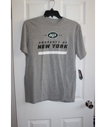 BNWTS MEN&#39;S NIKE NFL NY JETS TEAM  APPAREL SHORT SLEEVE SHIRT LARGE GRAY - £18.15 GBP