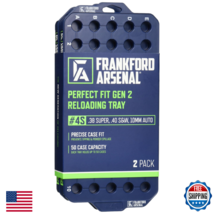 Frankford Arsenal Gen2 Reload Tray #4S, 2-Pack - 50 Round Brass Storage - $44.87