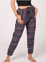 SALE  2X  Lightweight Cotton Striped Harem  Pants   Unisex - $398.96 MXN