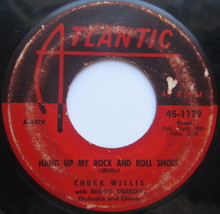 Chuck Willis ‎– Hang Up My Rock And Roll Shoes, Vinyl, 45rpm, 1958, Good... - $72.79 MXN