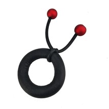 UKEBAY New Red Pearl Rings Elasticity Rope Ring Finger For Women Ring Rubber Han - £6.75 GBP